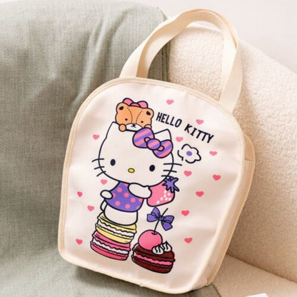 Cute Women Girl Hello Kitty Handbag Canvas Shoulder Bag Tote Storage
