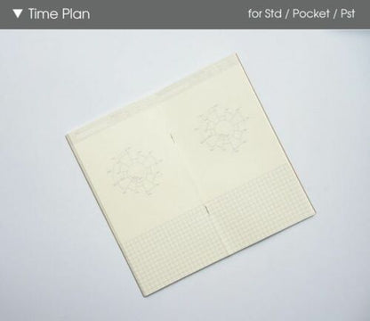 Kraft Paper Notebook Filler Paper Inserts Blank Dot Grid Notepad Diary Journal