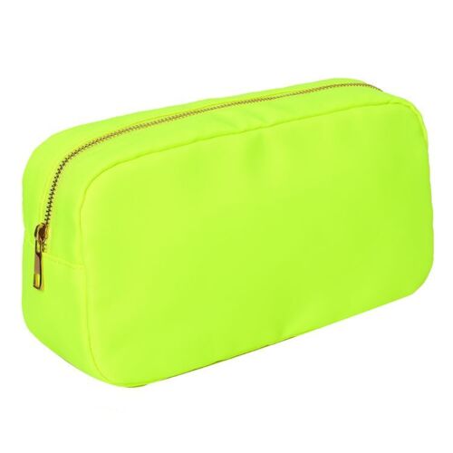 Mini Embroidery Patch Toiletry Pouch Waterproof Storage Nylon Travel Makeup Bag