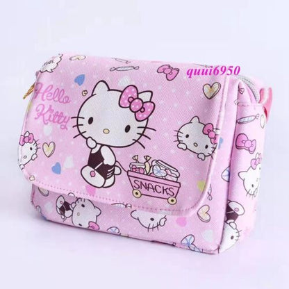 Girl Gift Kuromi My Melody Cinnamoroll Hello Kitty Crossbody Shoulder Bag Zipper