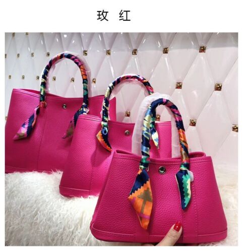 Genuine Leather Handbag Cow Leather Designer Tote Bag Shoulder Bag Shawl Strap