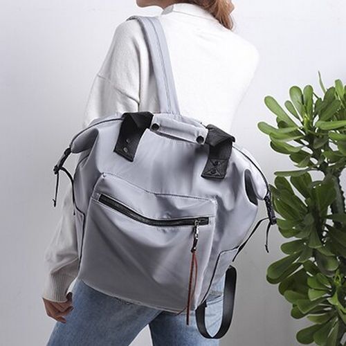 Nylon Backpack Casual High Capacity School Bag Travelling Purse Soft Pouch Bags