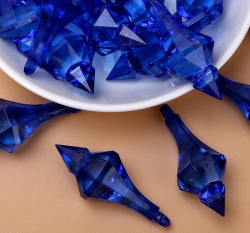 100Pcs/lot 18*46mm Hanging Pendant Diamond Drop Chandelier Acrylic Crystal Bead