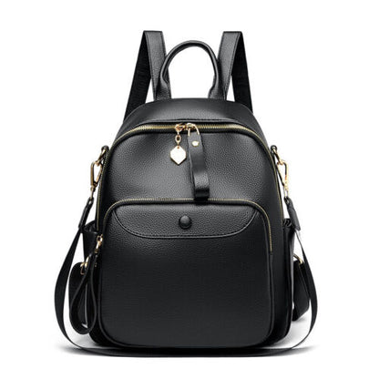 Women's Ladies Leather Backpack Purse Anti-Theft Travel Shoulder Bag Satchel