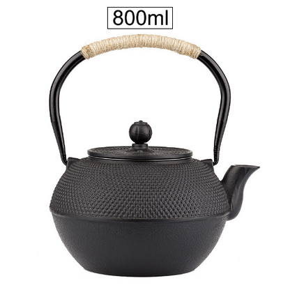 Tea Pot with Stainless Steel Infuser Cast Iron Teapot Tea Kettle Boiling Water