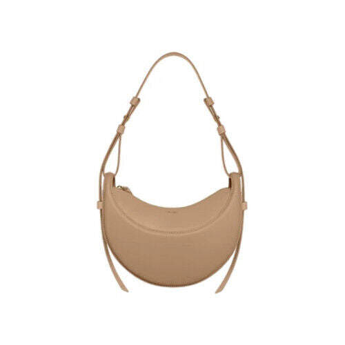 Genuine Leather Shoulder Bag Women Handbag Saddle Bag Half Bag Underarm Bag