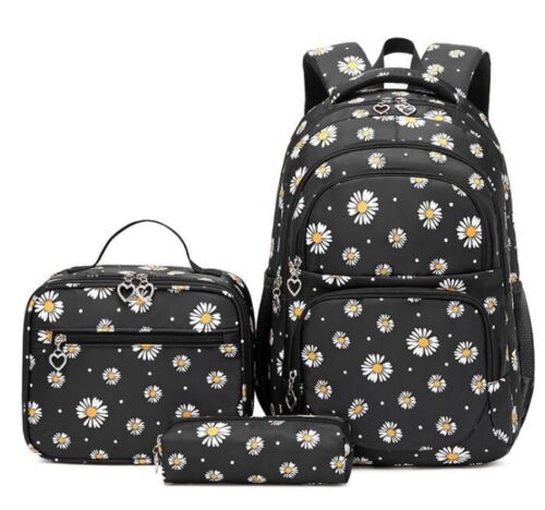 School Backpack 3 Pcs/Set Waterproof Schoolbag Satchel Pencil Bags Bookbag 1 PC