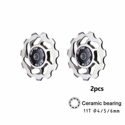 Pulley Jockey Wheel 11T MTB Bicycle Rear Derailleur Ceramic Bearing Road Bike 1p