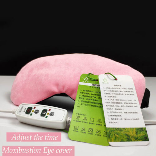 Chinese Moxibustion Eye Patch Mugwort Eye Massage Blindfold Hot Steam Moxa 艾灸艾草