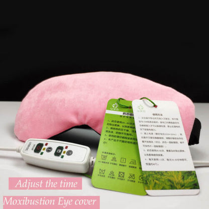 Chinese Moxibustion Eye Patch Mugwort Eye Massage Blindfold Hot Steam Moxa 艾灸艾草