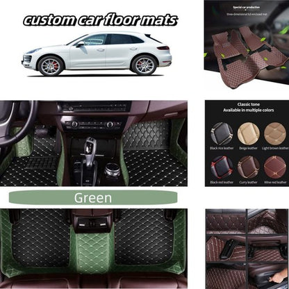 For Porsche All Models Car Floor Mats Custom Cargo Carpets Waterproof Liner Rugs