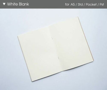 Kraft Paper Notebook Filler Paper Inserts Blank Dot Grid Notepad Diary Journal