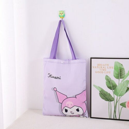 HelloKitty Handbag My Melody Kuromi Cute Beauty Shopping Storage Shoulder Bag