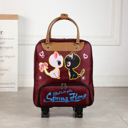 Wheeled Bag Travel Women Travel with Wheels Trolley Bags Travel Luggage Bag