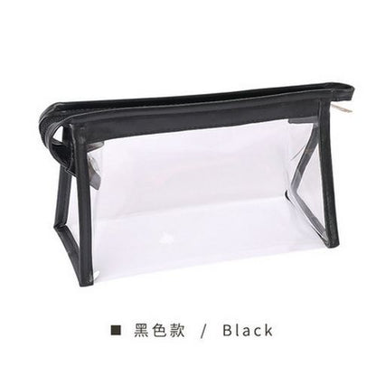 Transparent Cosmetic Bag Zipper Clear Makeup Purse Travel Toiletry Storage Pouch