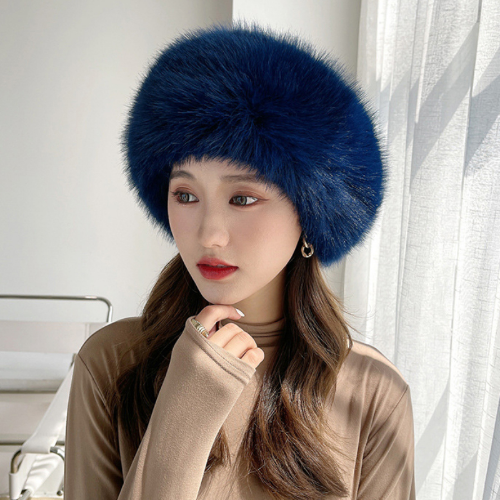 Women Warm Snow Ski Cap Faux Fur Hat Lady Windproof Winter Hats for Women Hat