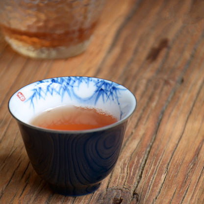 Chinese Tea Cup Jingdezhen Handpainted Tea Cups Small Kungfu Porcelain Cup Tea