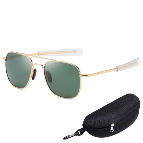 Aviator Sunglasses Premium Military Pilot Ultraviolet Mens Polarized Sunglasses