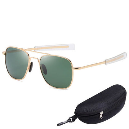 Aviator Sunglasses Premium Military Pilot Ultraviolet Mens Polarized Sunglasses