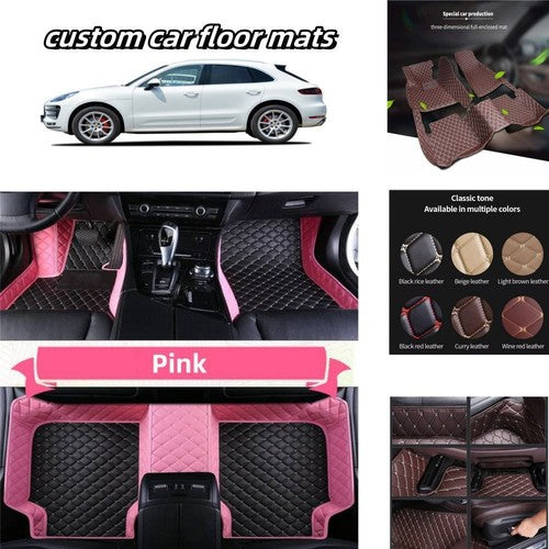 For Porsche All Models Car Floor Mats Custom Cargo Carpets Waterproof Liner Rugs