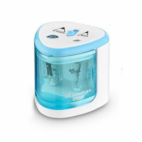 Electric Pencil Sharpener Adjustable Hand Crank Mechanical Knife Holder Station