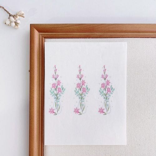 Polymer Image Transfer Paper Plants Flowers Leaf Decals DIY Jewelry Craft Tools