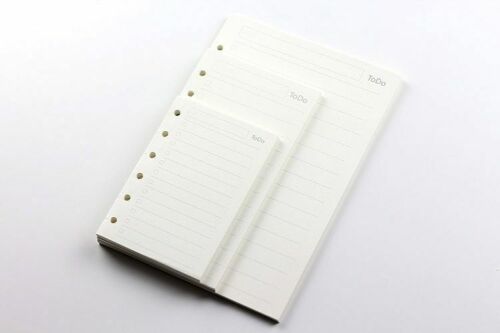 Notebook A5 A6 A7 Loose Leaf Refill Spiral Bind Planner Inner Page Inside Paper
