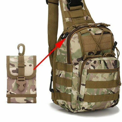 Outdoor Chest Bag Climbing Trekking Backpack Tactical Hiking Camping Hunting