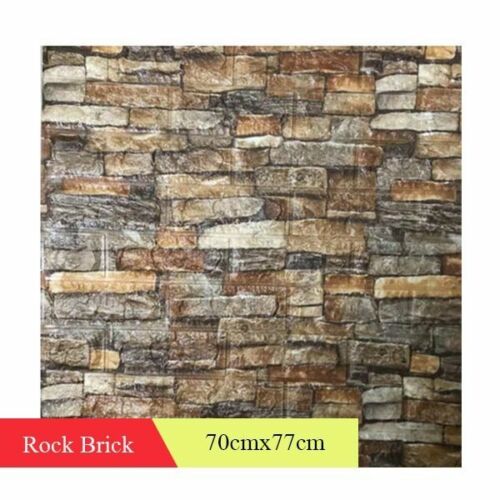Brick Stickers Wall Decor 3D Living Room DIY Self-adhesive Waterproof Wallpapers
