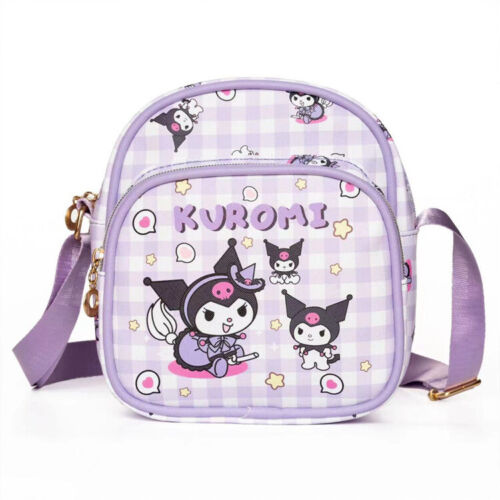 hellokitty kuromi PU fashion shoulder bag kids storage bag outdoor bag POUCH