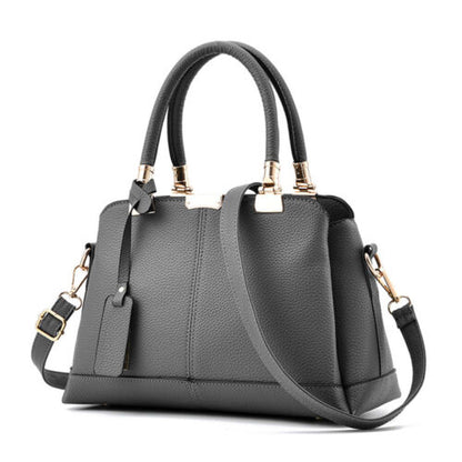 Women's Ladies PU Leather Satchel Handbag Shoulder Tote Messenger Crossbody Bag