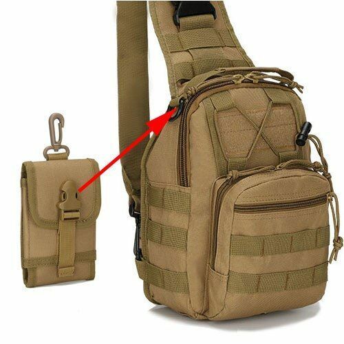 Outdoor Chest Bag Climbing Trekking Backpack Tactical Hiking Camping Hunting
