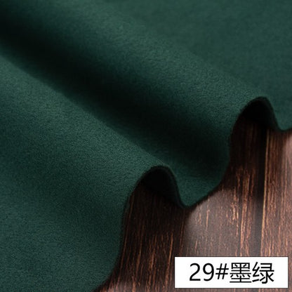 Fall Thick Solid Cashmere Imitation Wool Cloth Diy Coat Woollen Fabric Wide 57"