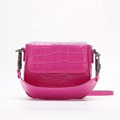 Fashionable Crocodile Pattern Handbag Shoulder Crossbody Bags Small Clutch Purse