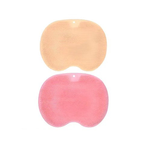 Foot Back Scrubber Exfoliating Silicone Massager Pad Cleaning Mat Bath Shower