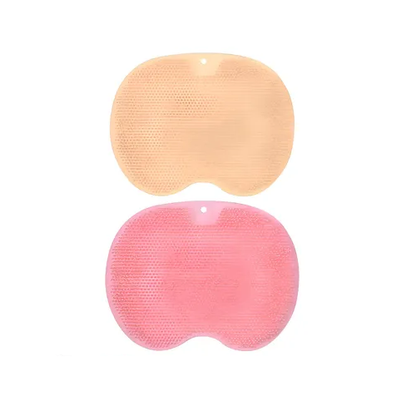 Foot Back Scrubber Exfoliating Silicone Massager Pad Cleaning Mat Bath Shower