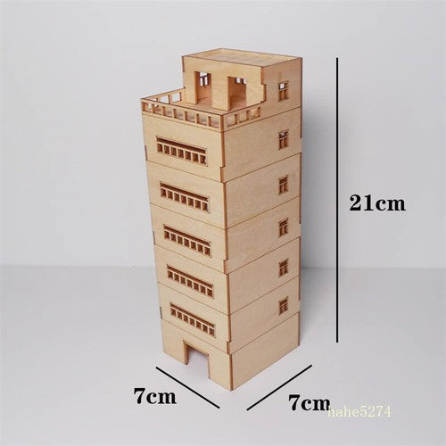 Urban Scene Building Model Handmade DIY Material Set Architecture School Model