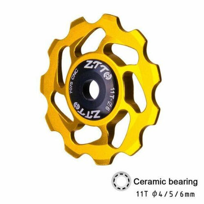 Pulley Jockey Wheel 11T MTB Bicycle Rear Derailleur Ceramic Bearing Road Bike 1p