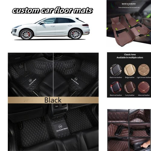 For Audi All Models Car Floor Mats Luxury Custom Carpets Waterproof Cargo Liners