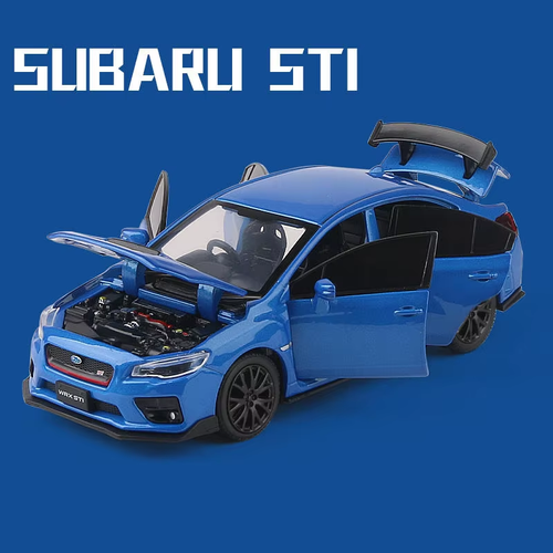 1/32 Subarus WRX STI Alloy Sports Car Model Diecast Simulation Metal Toy Race Ca