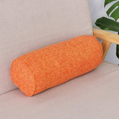 Round Sofa Chair Throw Waist Cushion Bolster Backrest Neck Pillow Bed Sleep Read