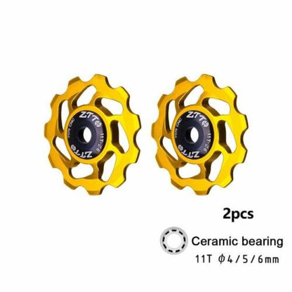 Pulley Jockey Wheel 11T MTB Bicycle Rear Derailleur Ceramic Bearing Road Bike 1p
