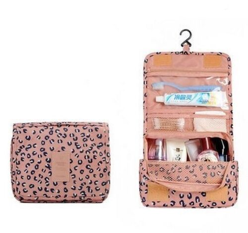 Travel Waterproof Cosmetic Organizer Pouch Hanging Toiletry Bag Makeup Polyester