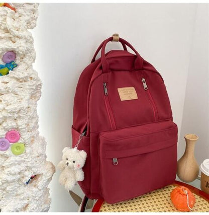 42*13*30 CM Waterproof Backpack School Bag Schoolbag Large Travel Purse Blue 1PC