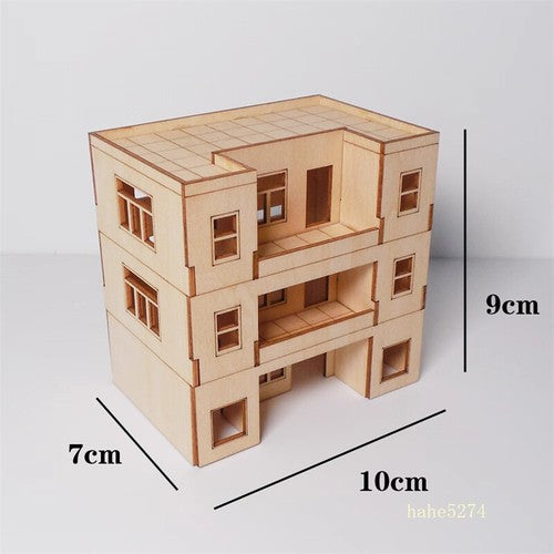 Urban Scene Building Model Handmade DIY Material Set Architecture School Model