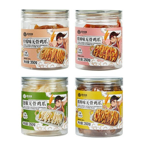 Chicken Feet 350g Boneless Canned Sour Spicy Leisure Snacks