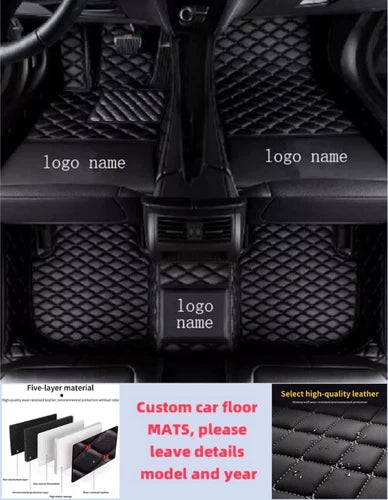 For Nissan Car Floor Mats Waterproof Luxury Custom All Models Auto Carpets Liner