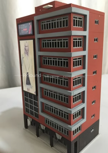 1/150 City Scenes Sandbox Building Model High-rise Plastic Assembled Buildings