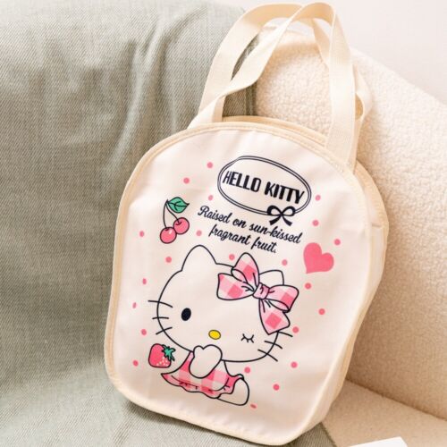 Cute Women Girl Hello Kitty Handbag Canvas Shoulder Bag Tote Storage