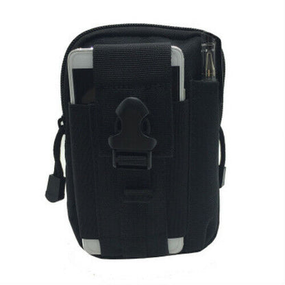 New Men Waist Bag Casual Durable Waist Pack Belt Canvas Multifunction Zipper Bag